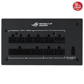 ASUS ROG-STRIX-1000G-AURA MODÜLER 80+ GOLD SERTİFİKA ATX 3.0 UYUMLU PCI-E 5.0 10 YIL GARANTİ