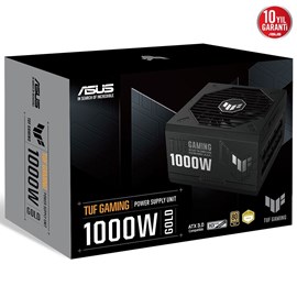 ASUS TUF GAMING-1000G 80+ GOLD 1000W MODÜLER ATX 3.0 UYUMLU 10 YIL GARANTİ