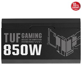 ASUS TUF GAMING-850G 80+ GOLD 850W MODÜLER ATX 3.0 UYUMLU 10 YIL GARANTİ