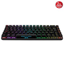 ASUS ROG FALCHION ACE % 65 KOMPAKT ROG NX MEKANİK SWITCH PBT TUŞLAR INTERAKTIF DOKUNMATİK PANEL DUAL TYPE-C PORT KABLOLU Gaming Klavye