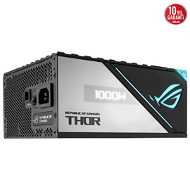 ASUS ROG-THOR-1000P2 PLATINUM 1000W MODÜLER GÜÇ KAYNAĞI JAPON KAPASİTÖRLER AURA SYNC VE OLED EKRAN 10 YIL GARANTİ V2