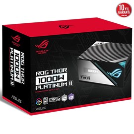 ASUS ROG-THOR-1000P2 PLATINUM 1000W MODÜLER GÜÇ KAYNAĞI JAPON KAPASİTÖRLER AURA SYNC VE OLED EKRAN 10 YIL GARANTİ V2