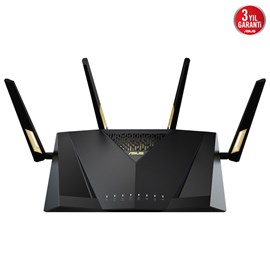 Asus RT-AX88U PRO WIFI6 Dual Band-Gaming-Ai Mesh-AiProtection-Torrent-Bulut-DLNA-4G-VPN-Router-Access Point