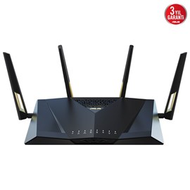 Asus RT-AX88U PRO WIFI6 Dual Band-Gaming-Ai Mesh-AiProtection-Torrent-Bulut-DLNA-4G-VPN-Router-Access Point