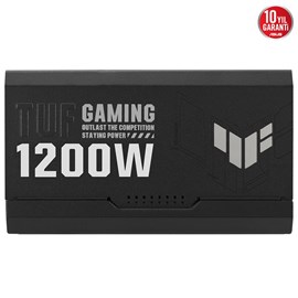 ASUS TUF GAMING 1200G 80 PLUS GOLD 1200W Modüler ATX 3.0 UYUMLU 10 YIL GARANTİ PSU