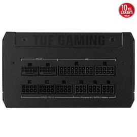 ASUS TUF GAMING 1200G 80 PLUS GOLD 1200W Modüler ATX 3.0 UYUMLU 10 YIL GARANTİ PSU