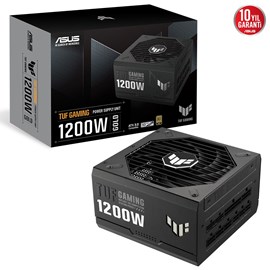 ASUS TUF GAMING 1200G 80 PLUS GOLD 1200W Modüler ATX 3.0 UYUMLU 10 YIL GARANTİ PSU