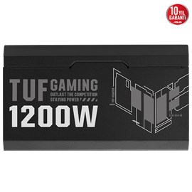 ASUS TUF GAMING 1200G 80 PLUS GOLD 1200W Modüler ATX 3.0 UYUMLU 10 YIL GARANTİ PSU