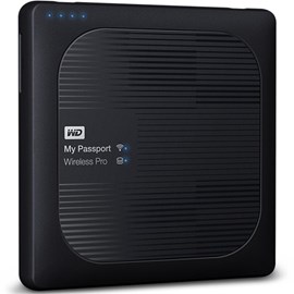 Western Digital WDBP2P0020BBK-EESN My Passport Wireless Pro 2TB Wi-Fi SD 3.0 Powerbank