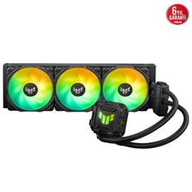 ASUS TUF GAMING LC II 360 ARGB AIO AURA SYNC 120MM ADRESLENEBİLİR RGB FAN NCVM KAPLAMALI RGB POMPA KAPAĞI SIVI CPU SOĞUTUCUSU