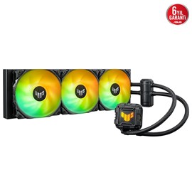 ASUS TUF GAMING LC II 360 ARGB AIO AURA SYNC 120MM ADRESLENEBİLİR RGB FAN NCVM KAPLAMALI RGB POMPA KAPAĞI SIVI CPU SOĞUTUCUSU