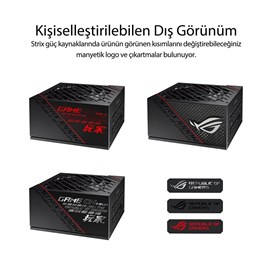 ASUS ROG-STRIX-1000G MODÜLER 80+ GOLD SERTİFİKA ATX 3.0 UYUMLU PCI-E 5.0 10 YIL Garanti