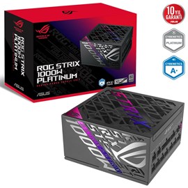 ASUS ROG STRIX 1000W PLATINUM 80 PLUS ATX 3.1 GaN MOSFET GPU-FIRST PATENTLİ 10 YIL GARANTİ