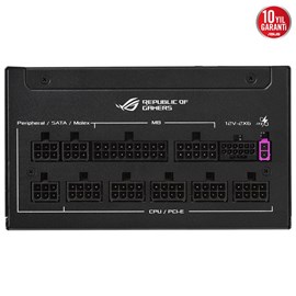 ASUS ROG-STRIX-850P PLATİNUM TAM MODÜLER 80 PLUS ATX 3.1 GaN MOSFET 10 YIL GARANTİ