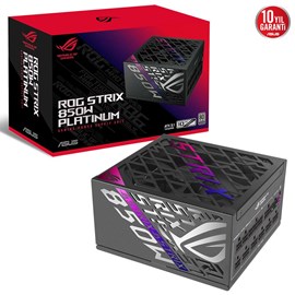 ASUS ROG-STRIX-850P PLATİNUM TAM MODÜLER 80 PLUS ATX 3.1 GaN MOSFET 10 YIL GARANTİ