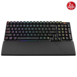ASUS ROG STRIX SCOPE II 96 Wireless WL/RX RED/ABS/TR Mekanik ABS Switch AURA SYNC RGB Q TR Oyuncu Klavyesi