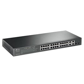 TP-LINK T1500-28PCT (TL-SL2428P) 24 Port 10/100Mbps 4-Port Gigabit Smart PoE+ Switch