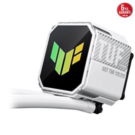 ASUS ASUS TUF GAMING LC III 360 ARGB BEYAZ YÜKSEK HAVA AKIŞI ENTEGRE 3 FAN VERİMLİ POMPA OPTİMUM ISI YÖNETİMİ