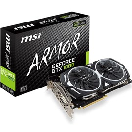 MSI GeForce GTX 1080 ARMOR 8G OC 8GB GDDR5X 256Bit HDMI DP 16x