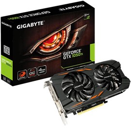 Gigabyte GV-N105TWF2OC-4GD GeForce GTX 1050 Ti Windforce OC 4GB GDDR5 128Bit 16x