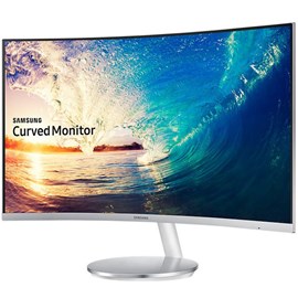 Samsung LC27F591FDMXUF 27 5ms Full HD HDMI DP Freesync Kavisli Beyaz Led Monitör