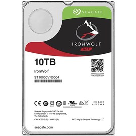 Seagate ST10000VN0004 IronWolf 10TB 256MB 7200Rpm 3.5 SATA 3 NAS 210MB/s