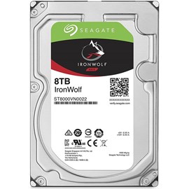 Seagate ST8000VN0022 IronWolf 8TB 256MB 7200Rpm 3.5 SATA 3 NAS 210MB/s