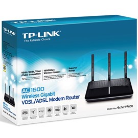 TP-LINK Archer VR600 AC1600 1300Mbps Kablosuz Gigabit VDSL/ADSL Modem Router