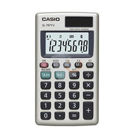 CASIO SL-797TV-GD 8 Hane Cep Tipi Hesap Makinesi