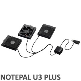 Cooler Master R9-NBC-U3PK-GP Siyah NotePal U3 Plus 19 Notebook Soğutucu