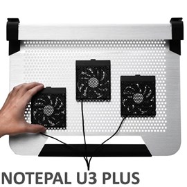 Cooler Master R9-NBC-U3PK-GP Siyah NotePal U3 Plus 19 Notebook Soğutucu