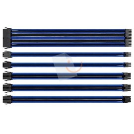 Thermaltake AC-035-CN1NAN-A1 TtMod Mavi/Siyah Sleeved Kablo Seti (16 AWG)