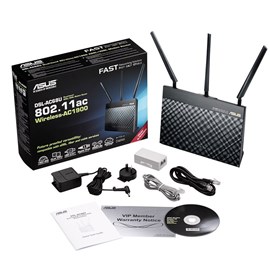 Asus DSL-AC68U Çift Bant Kablosuz-AC1900 1900Mbps 4 Port Gigabit ADSL-VDSL Modem 3G/4G Router