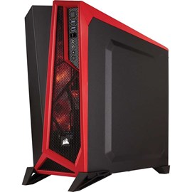 Corsair CC-9011085-WW Carbide Serisi SPEC-ALPHA Siyah/Kırmızı Gaming Mid-Tower PSUsuz Kasa