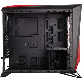 Corsair CC-9011085-WW Carbide Serisi SPEC-ALPHA Siyah/Kırmızı Gaming Mid-Tower PSUsuz Kasa