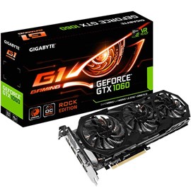 Gigabyte GV-N1060G1 ROCK-6GD GeForce GTX 1060 G1 ROCK 6GB GDDR5 192Bit 16x