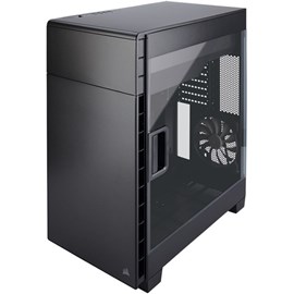 Corsair CC-9011079-WW Clear 600C Pencereli Full-Tower PSUsuz Ters ATX Siyah Kasa