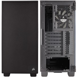 Corsair CC-9011081-WW Clear 400C Compact Mid-Tower E-ATX PSUsuz Siyah Kasa