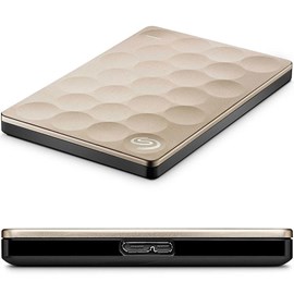 Seagate STEH1000201 Backup Plus Ultra Slim 1TB Altın 2.5 Usb 3.0 Taşınabilir Disk