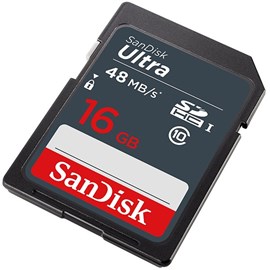 SanDisk SDSDUNB-016G-GN3IN Ultra 16GB SDHC UHS-I 48MB Secure Digital Bellek Kartı