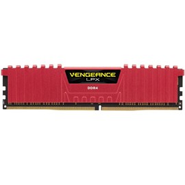 Corsair CMK8GX4M1A2400C16R Vengeance LPX Kırmızı 8GB DDR4 2400Mhz CL16 Single