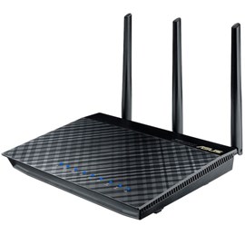 Asus RT-AC66U 802.11ac Çift Bant Kablosuz-AC1750 Gigabit 3G/4G Router