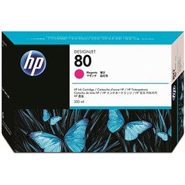 HP 80 350-ml C4847A Kırmızı Mürekkep Kartuşu Designjet 1000 1050C/C plus/1055CM/CM Plus