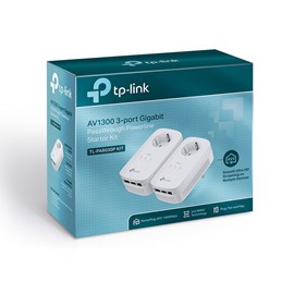 TP-LINK TL-PA8030PKIT AV1300 3-Portlu Gigabit Passthrough Powerline Başlangıç Kiti