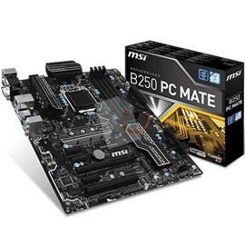 MSI B250 PC MATE DDR4 M.2 HDMI DVI 16x Lga1151