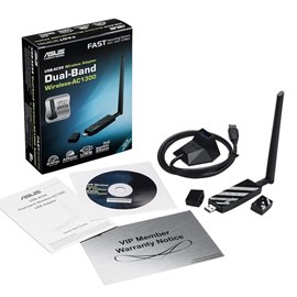 Asus USB-AC56 Dual-Band AC1200 802.11ac Usb 3.0 Kablosuz Ağ Adaptörü