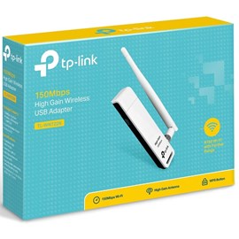 TP-LINK TL-WN722N 150Mbps Yüksek Kazanımlı 4dBi Anten Kablosuz Usb Adaptör