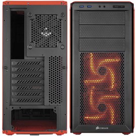 Corsair CC-9011038-WW Graphite Series 230T Pencereli Turuncu Mid-Tower PSUsuz Kasa