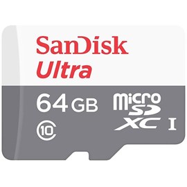 SanDisk SDSQUNB-064G-GN3MN Ultra 64GB microSDXC UHS-I 48MB C10 Bellek Kartı