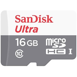 SanDisk SDSQUNB-016G-GN3MN Ultra 16GB microSDHC UHS-I 48MB C10 Bellek Kartı